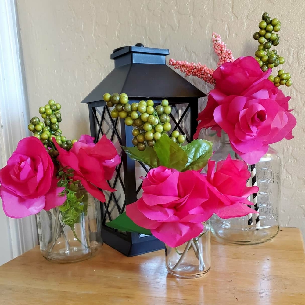 Handmade paper Rose's!
